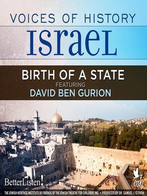 cover image of Voices of History Israel: Birth of a State
